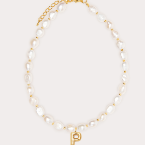 Ren Bubble Initial Necklace