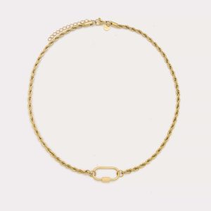 Rope Carabiner Necklace