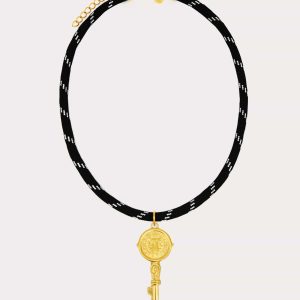 Key Charm Paracord Necklace