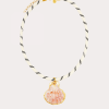 Shell Charm Paracord Necklace