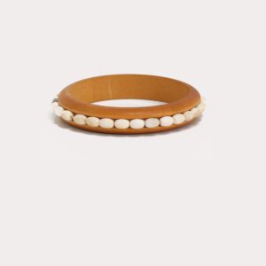 Wooden Beaded Cuff