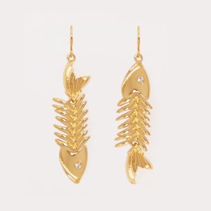 Fishbone Earrings